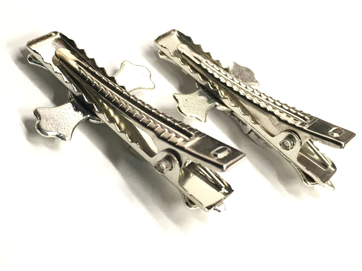 cross crucifix hair clips mini clip barrettes vintage silver crosses hairpin jewelry hairstyles accessories jewellery