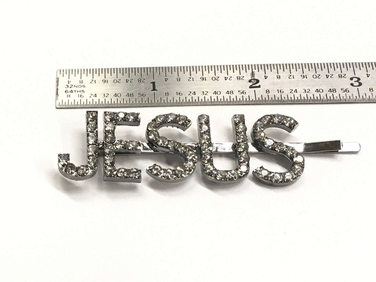 Jesus bobby-pin hair barrette hair clip bling swag design silver hairpin cross jewelry barrette hairstyles hair accessories jewellery