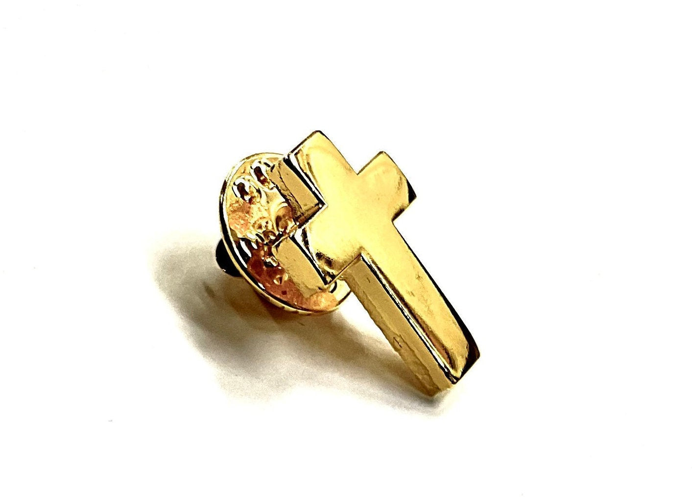 Silver cross lapel pin sweater gold brooch pin hat pin shirt pin tie pin for men man boys women girls catholic crucifix christ jewelry