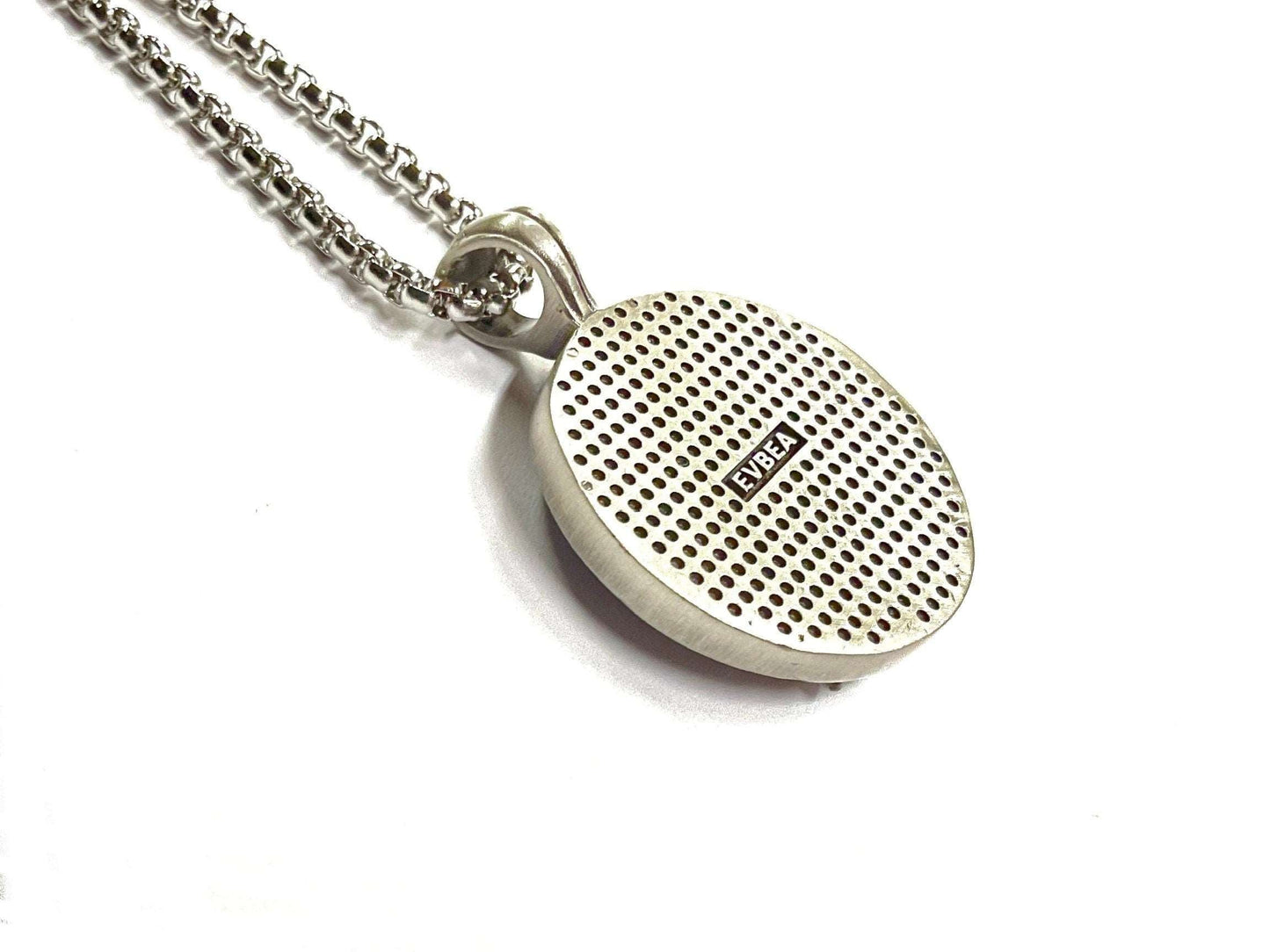 Gorgeous Mary Madonna halo nimbus Necklace Full Facial Profile Catholic Holy Mary Mother of God All Tin Antiqued Waterproof