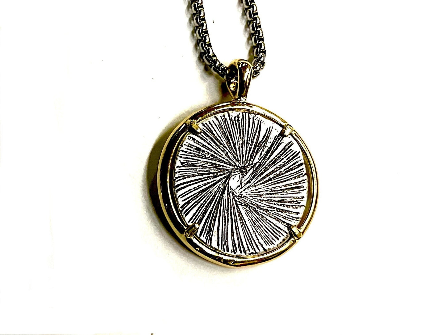 Saint christopher PROTECT us medal police officers soldiers silver cast medallion for man stainless steel chain patron saint