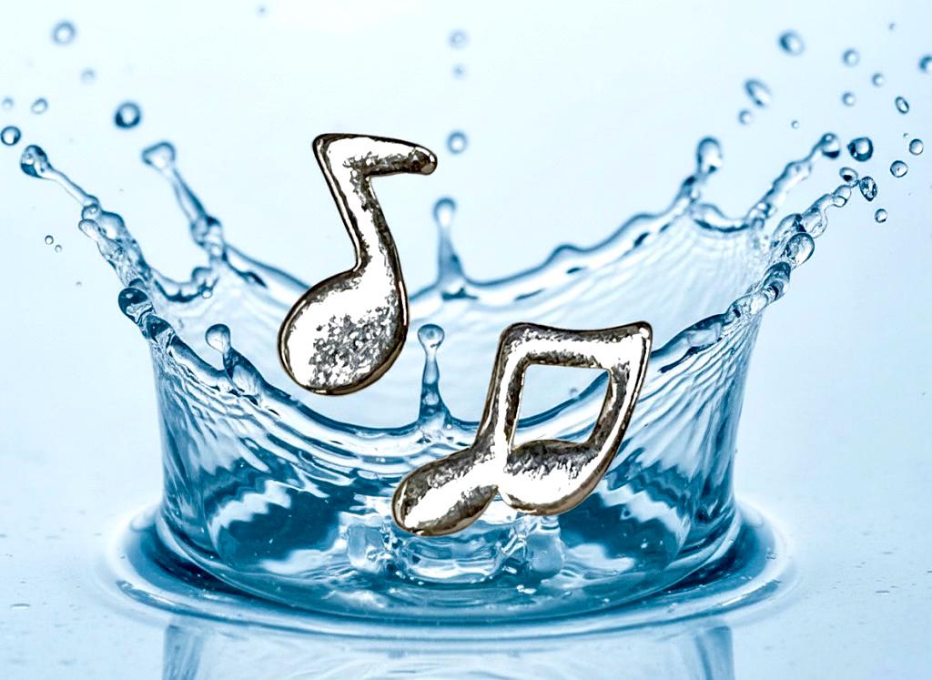 Sterling Silver Music Note Stud Earrings | Music Teacher Gift Studs