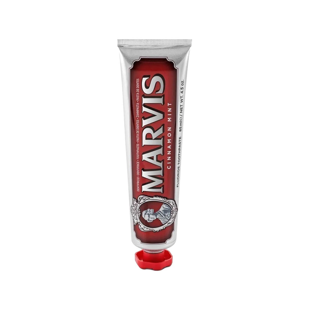 Marvis Cinnamon Mint + Xylitol Toothpaste 85ml - Natural Oral Care with Refreshing Flavor