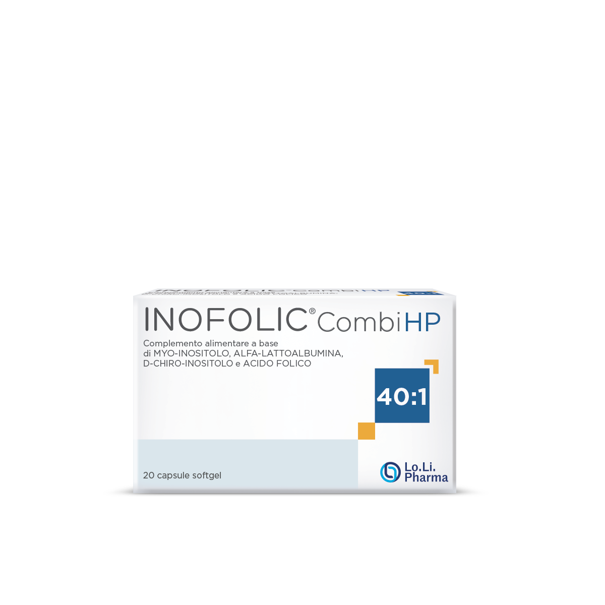 İnofolic HP 20 Capsule Dietary Supplement for Fertility Support and Hormonal Balance - Inositol and Folic Acid Supplement