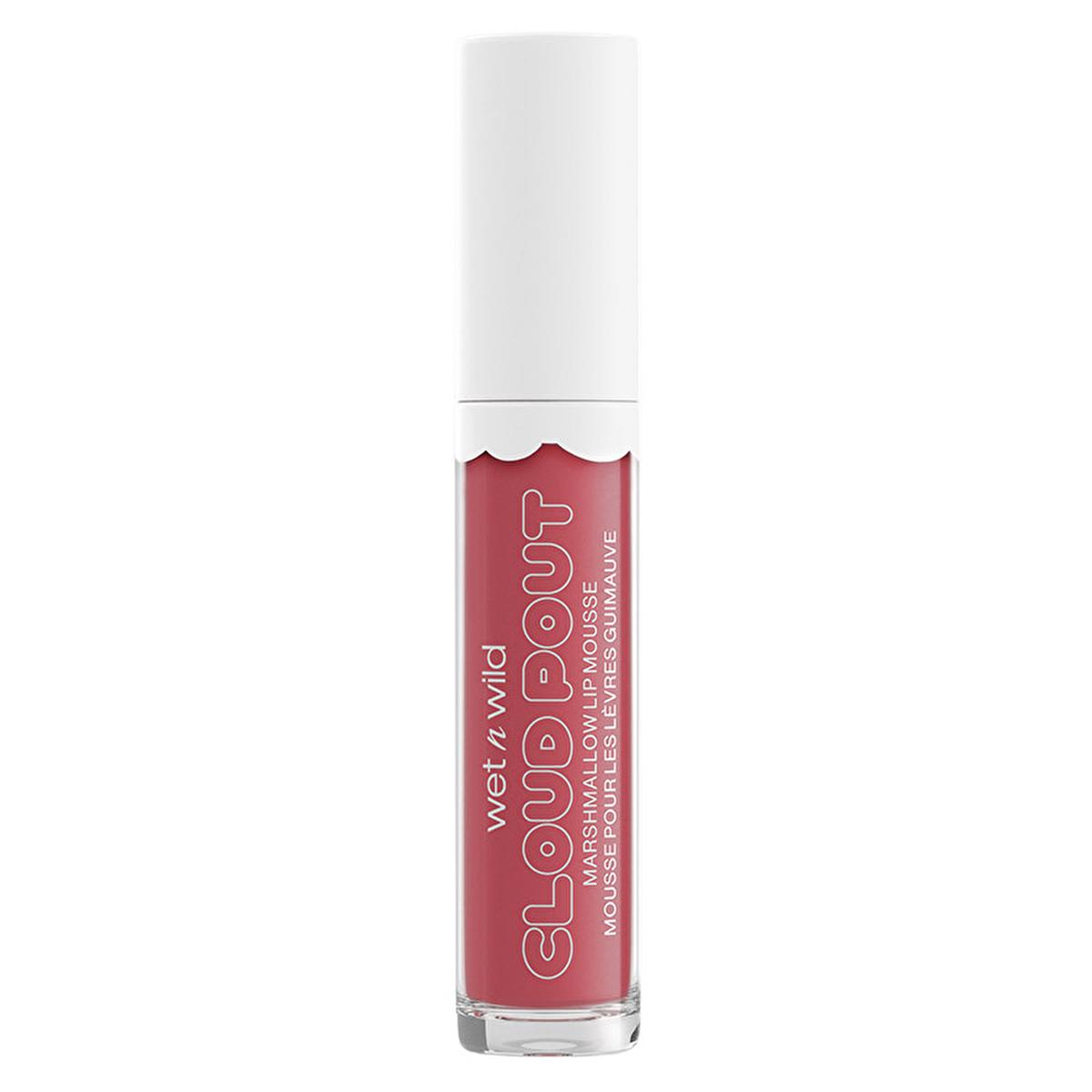 Wet n Wild Cloud Pout Marshmallow Lip Mousse - Soft Matte Lip Color, Moisturizing & Nourishing