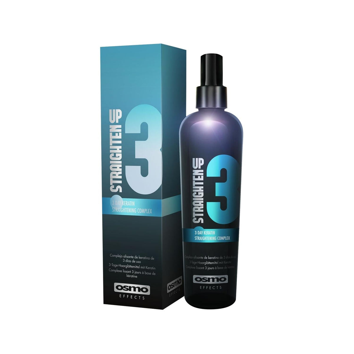 Osmo Effects Hair Straightening Spray 250ml - Smooth & Straight Hair Styling Product