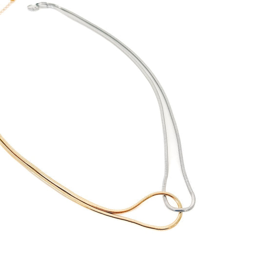 Maddy Mixed Metal Necklace - WATERPROOF