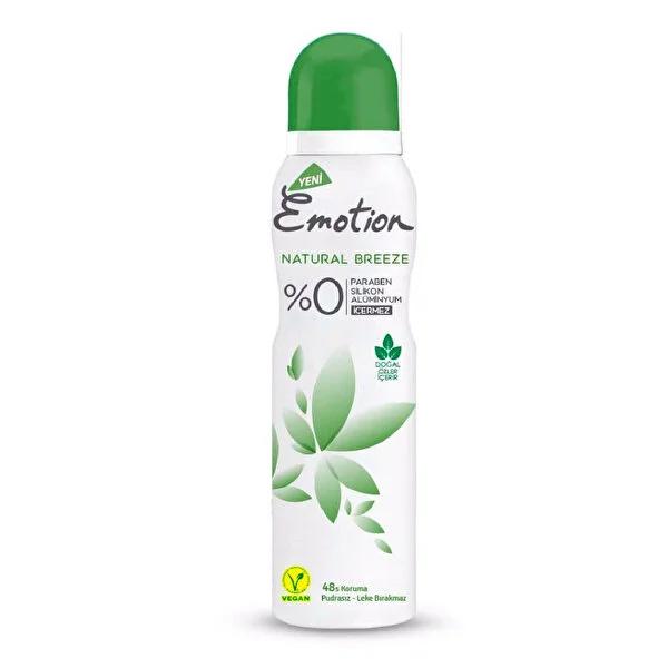 Emotion Natural Deodorant - 48-Hour Protection, Paraben-Free, Aluminum-Free - Natural Breeze 5.07 fl oz