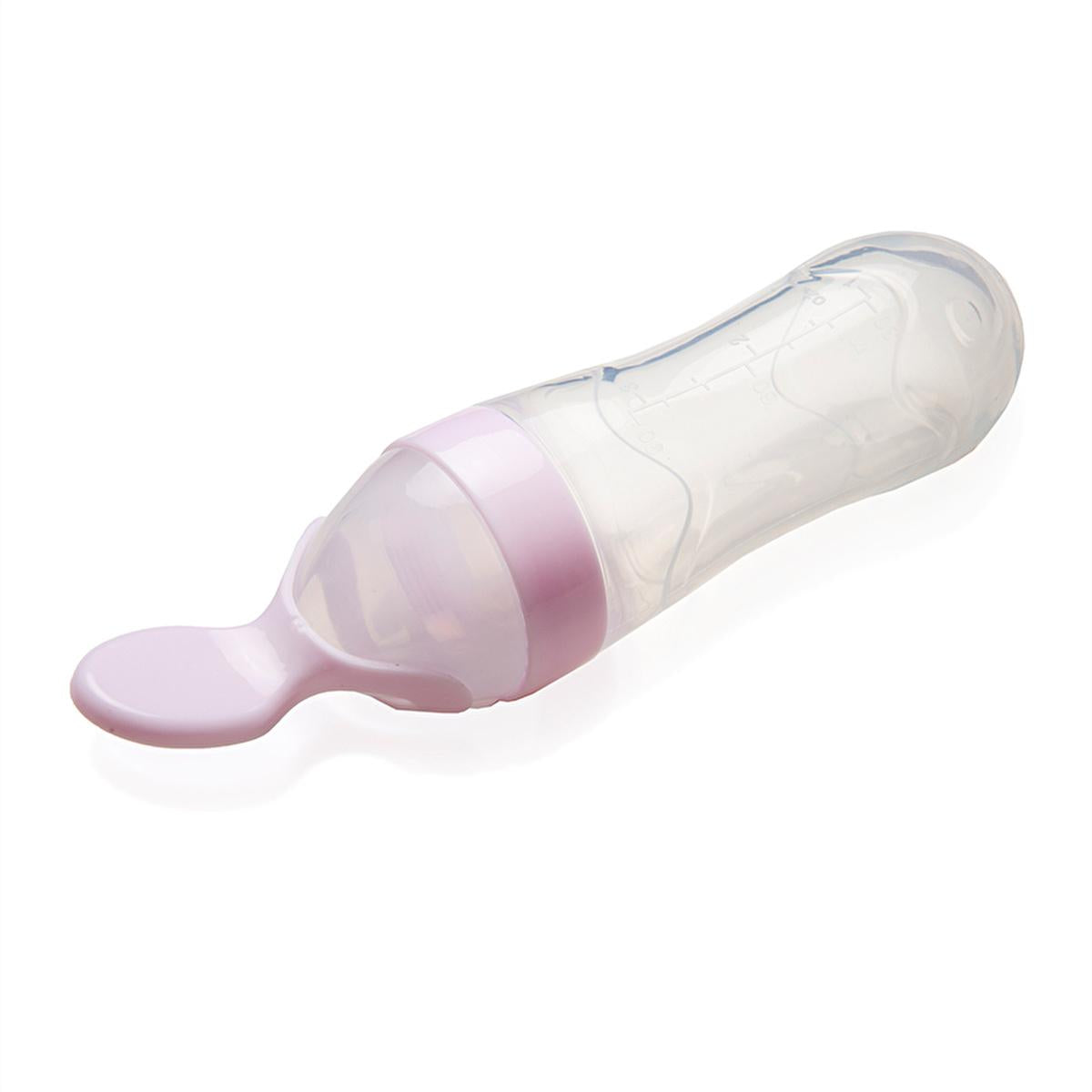Babyjem Baby Squeeze Spoon - BPA-Free, One-Handed Feeding, Silicone Baby Feeding Utensils, Baby Feeding Accessories, Baby Feeding Spoon