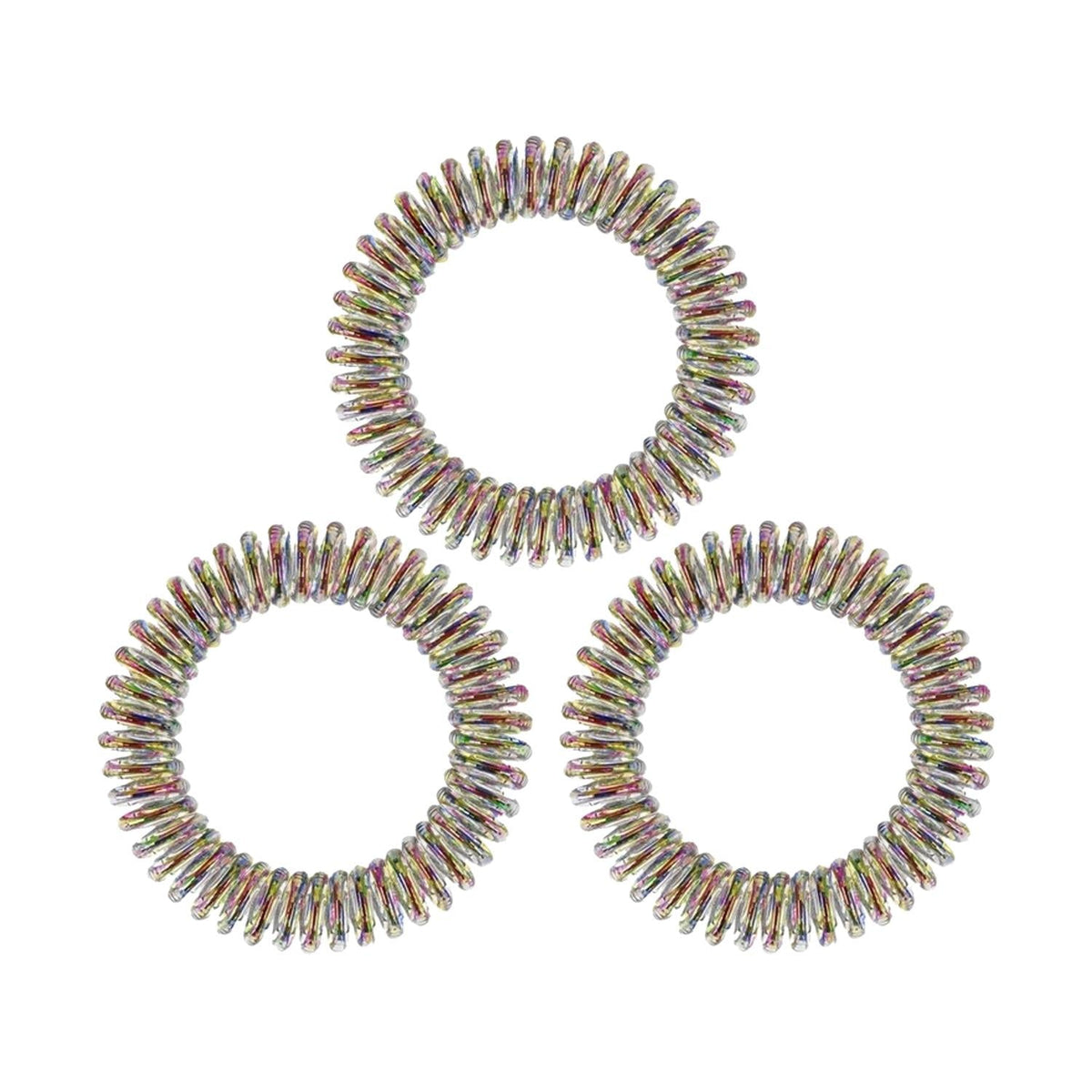 Invisibobble Slim Vanity Fairy 3-Pack Hair Ties - Stylish, Comfortable, and Durable Hair Accessories for Long Hair
