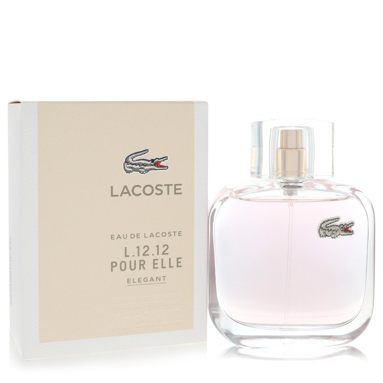 Lacoste Eau De Lacoste L.12.12 Elegant by Lacoste Eau De Toilette Spray 3 oz for Women