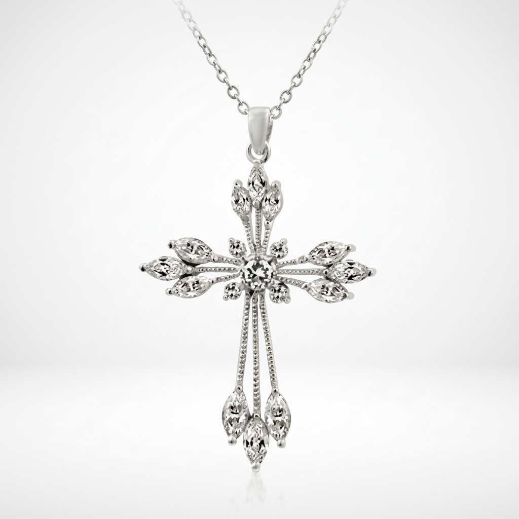 Avera Luxury Conviction Pendant Sterling Silver Statement Piece