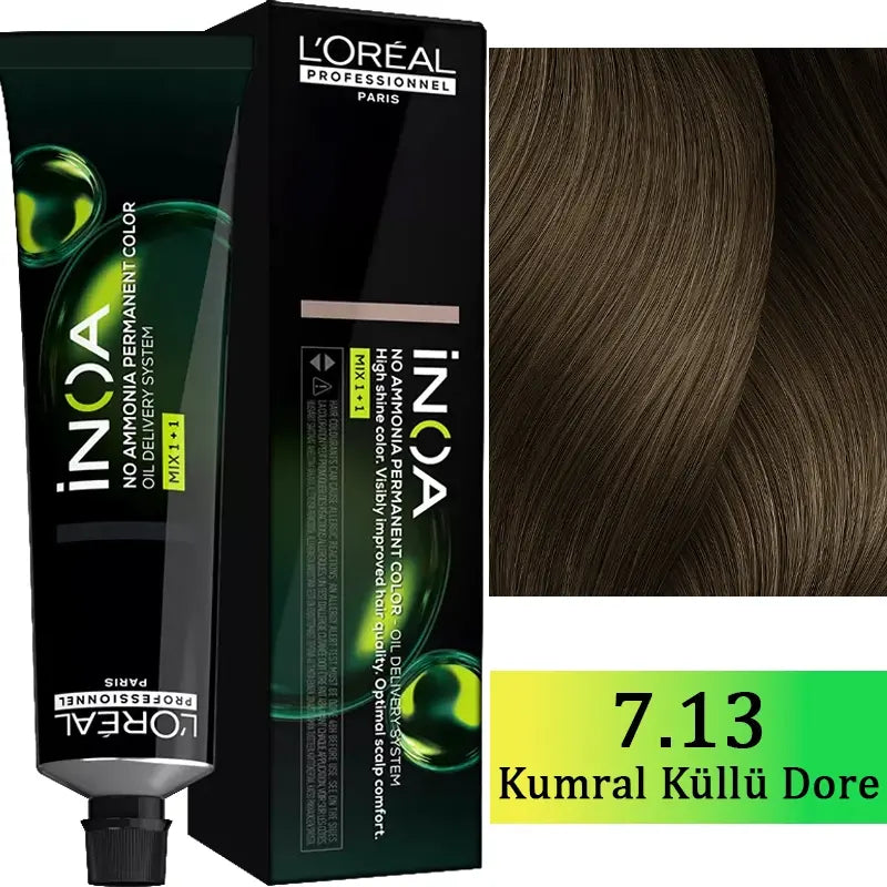 Loreal Professionnel Inoa Ammonia-Free Hair Color 7.13 60g