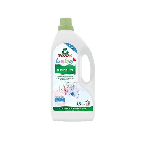 Frosch Baby Laundry Detergent - Hypoallergenic Formula for Sensitive Skin, Natural Chamomile, Gentle Cleansing - 22 Loads