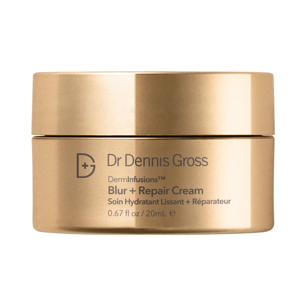 Mini DermInfusions Blur + Repair Cream with Hyaluronic Acid and Peptides - Anti-Aging Hydrating Cream for Fine Lines and Wrinkles