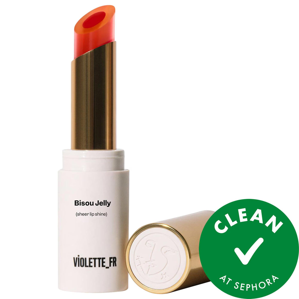 BISOU JELLY Sheer Shine Hydrating Lipstick - Vegan, Gluten-Free, Cruelty-Free Lip Care