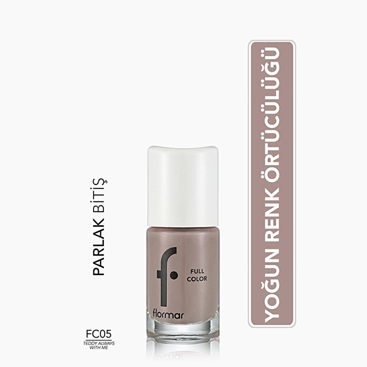Flormar Full Color Extra Pigmented Nail Polish - Vibrant, Long-Lasting Nail Polish with High Pigmentation