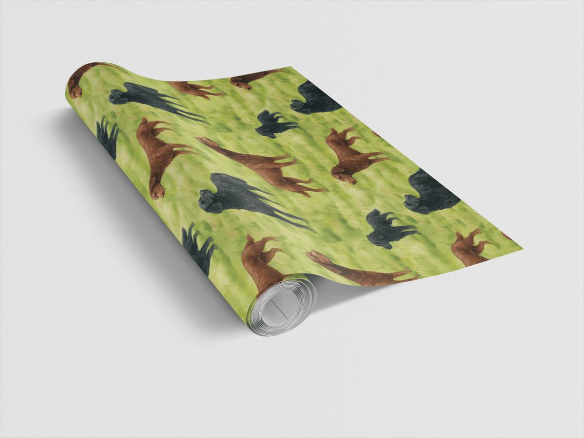Retriever Whorls Wrapping Paper