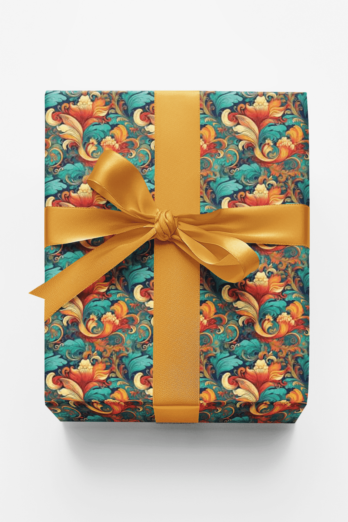 Sunset Baroque Wrapping Paper