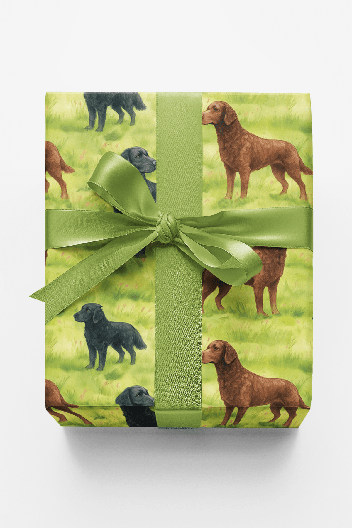 Retriever Whorls Wrapping Paper