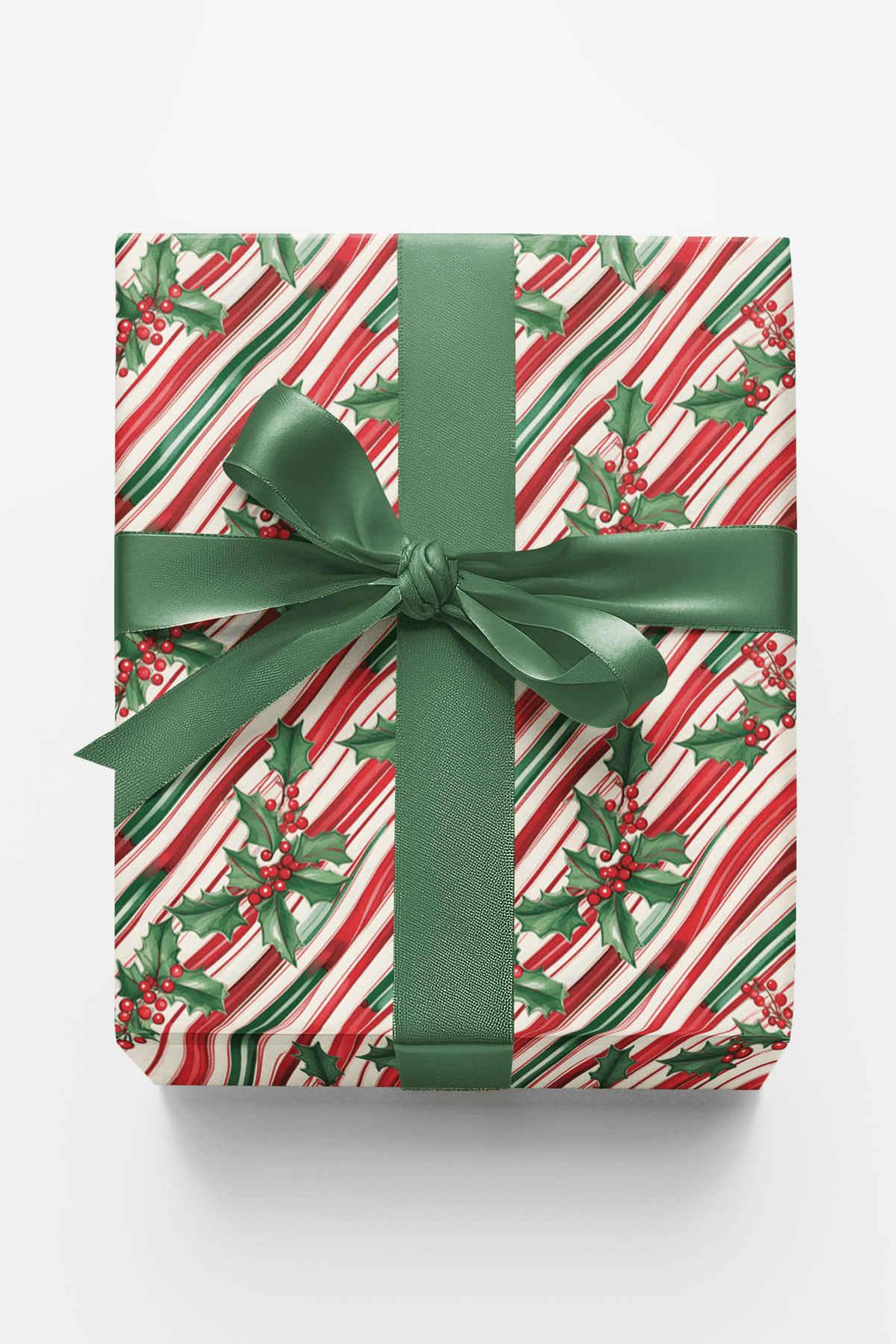 Peppermint Pathways Wrapping Paper