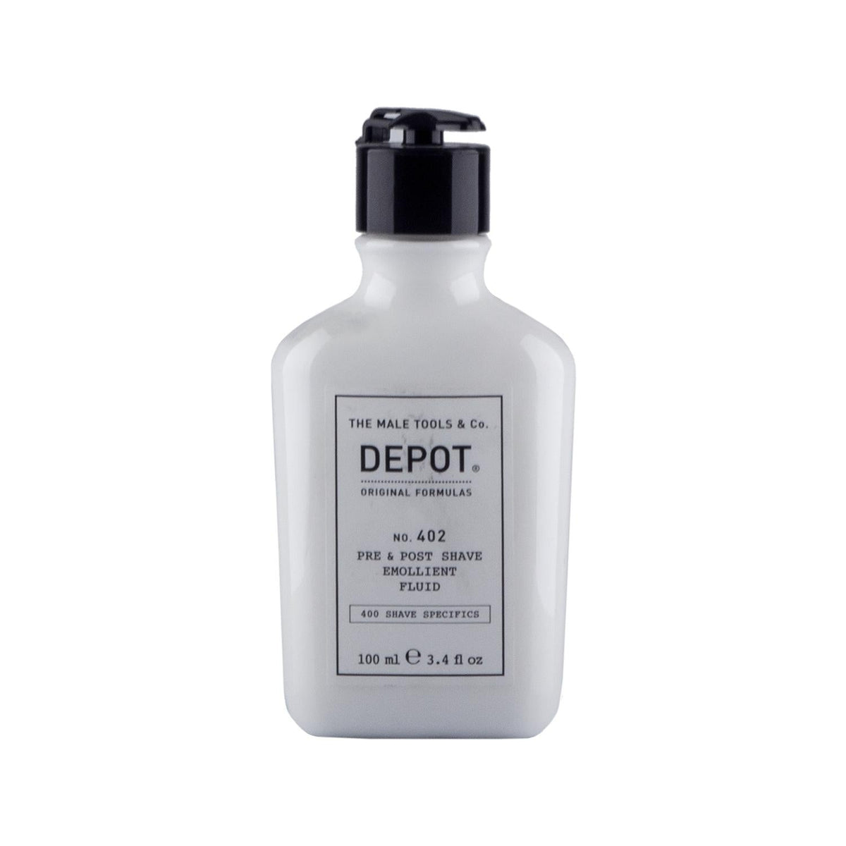 Depot No. 402 Pre&Post Shave Emolliant Fluid - 100ml Pre-Shave and Post-Shave Moisturizer for Men
