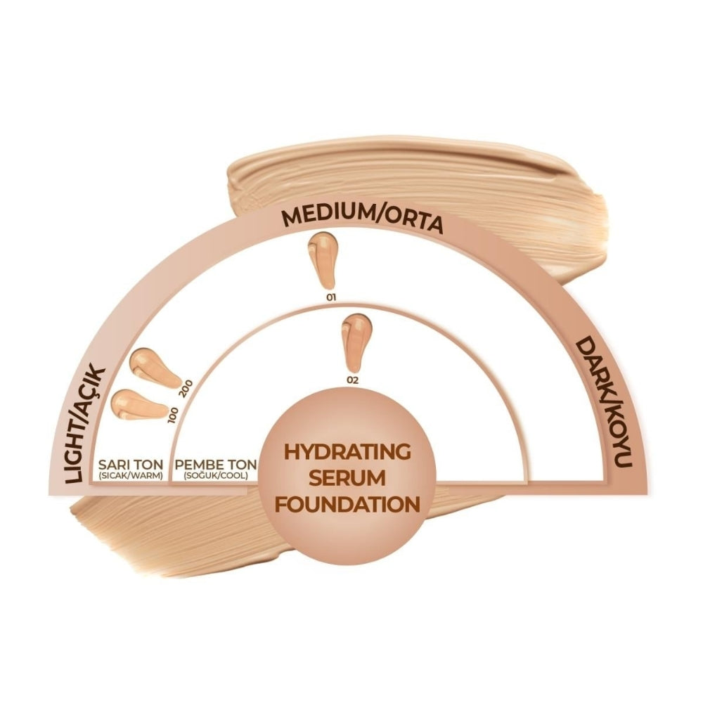 Note Hydrating Serum Foundation 002 for Natural Glow 30ml
