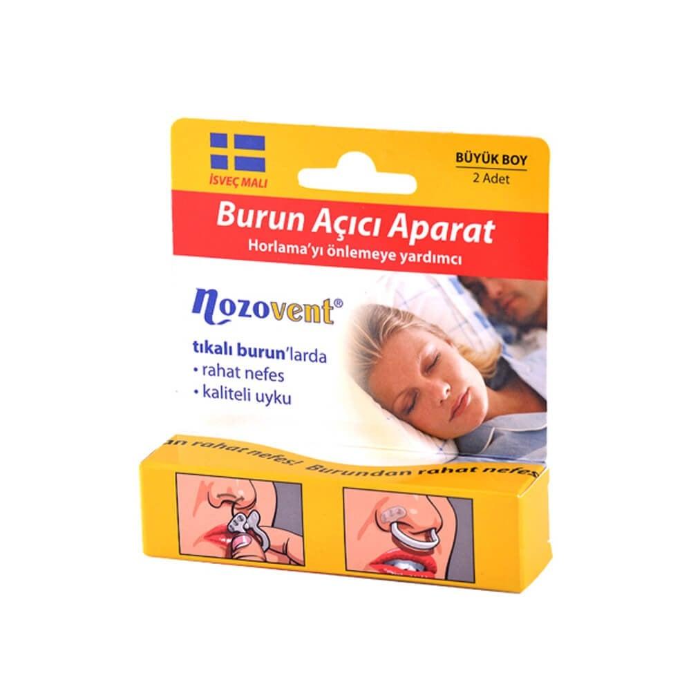 Nozovent Nasal Dilator - Improves Breathing Comfort, Reusable & Adjustable, Pack of 2