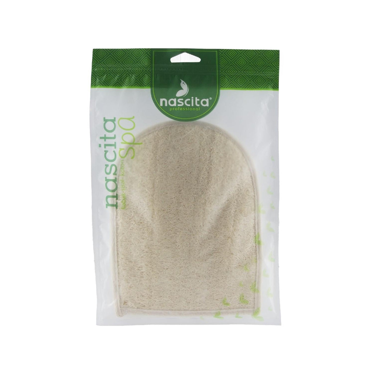 Nascita Spa Loofah Bath Sponge - Natural Exfoliating Glove for Gentle Skin Care