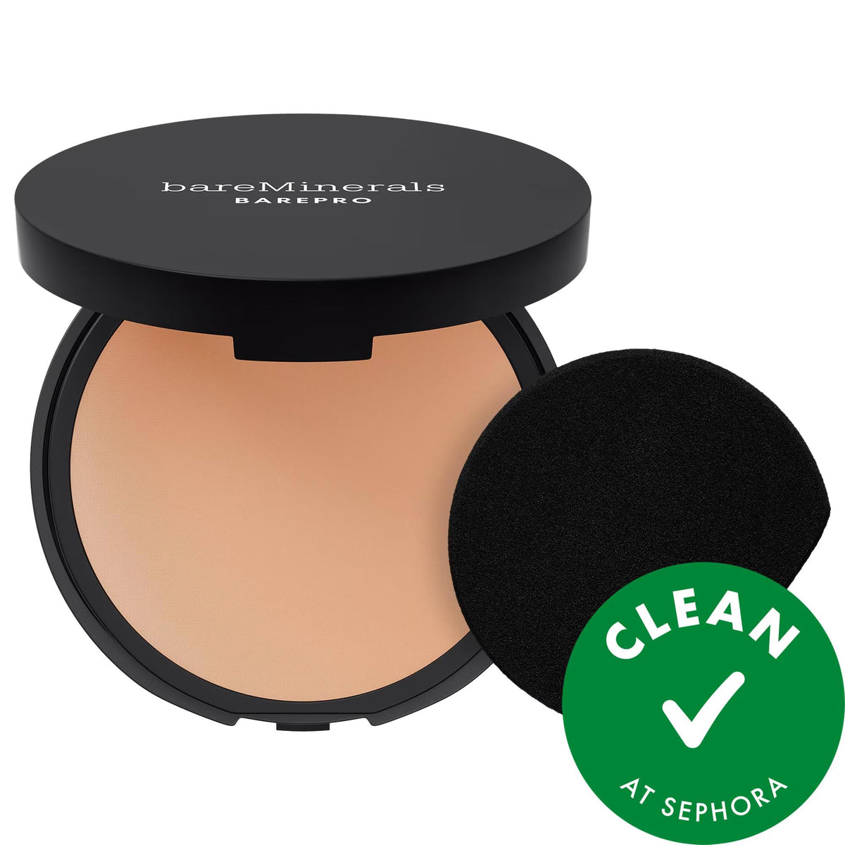 BAREPRO 24HR Talc-Free Pressed Powder Foundation - Long Lasting, Natural, Vegan Makeup with Matte Finish