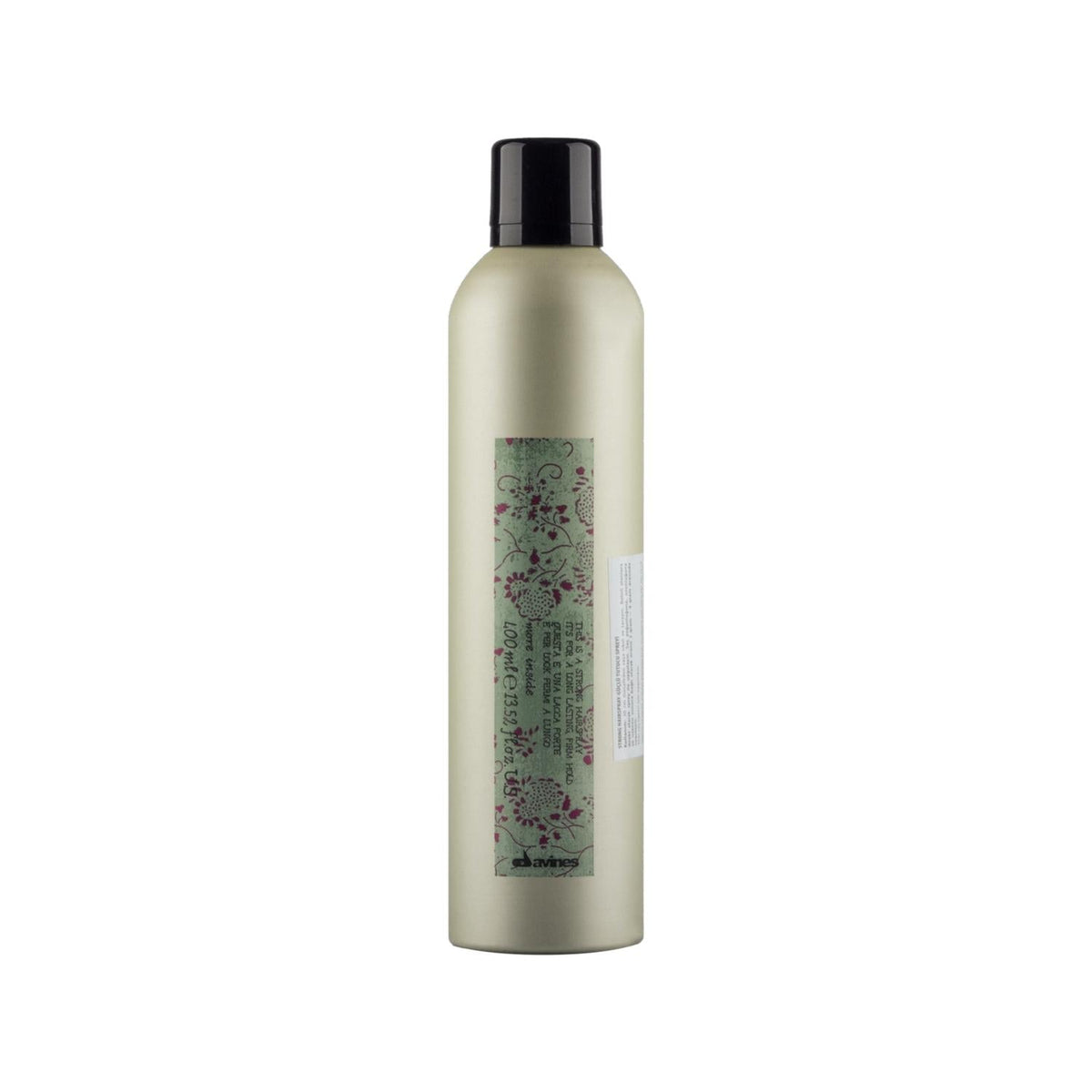 Davines Strong Hold Hair Spray 400ml - Long-Lasting Styling for Various Hairstyles