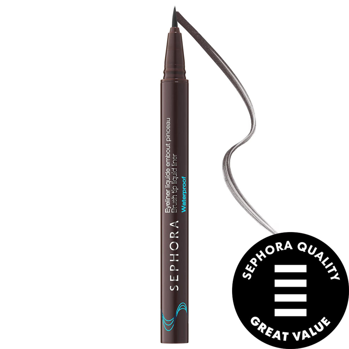 Hot Line: Waterproof Liquid Eyeliner - Smudge-Proof, Long-Wearing, Intense Black, Precise Brush Tip for Effortless Definition, Cruelty-Free
