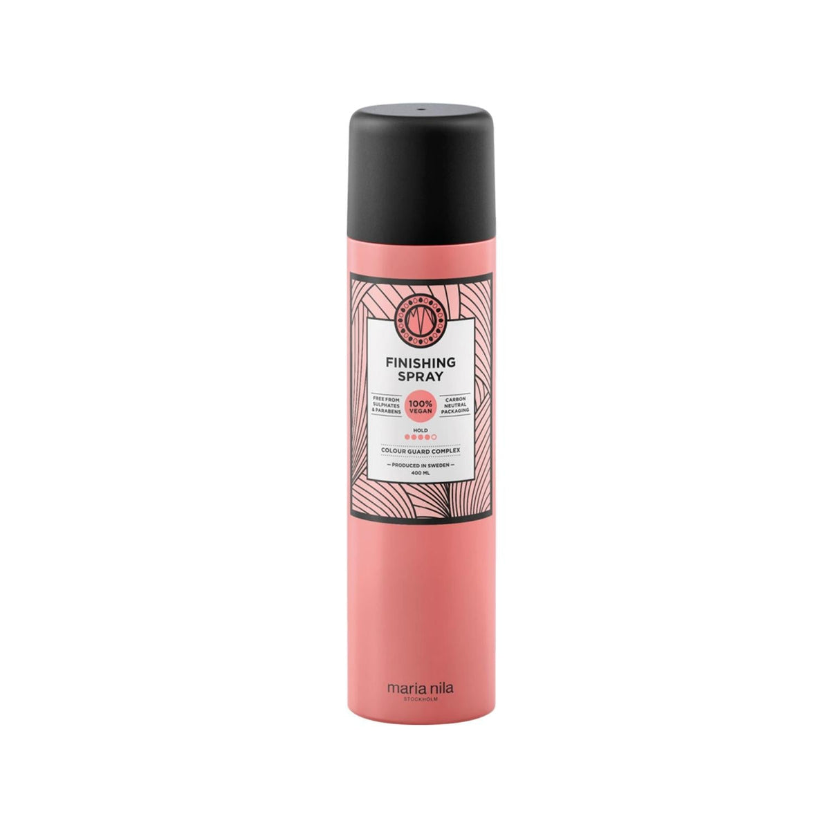 Maria Nila Finishing Spray: Strong Hold & Shine - Professional Hair Styling 400ml