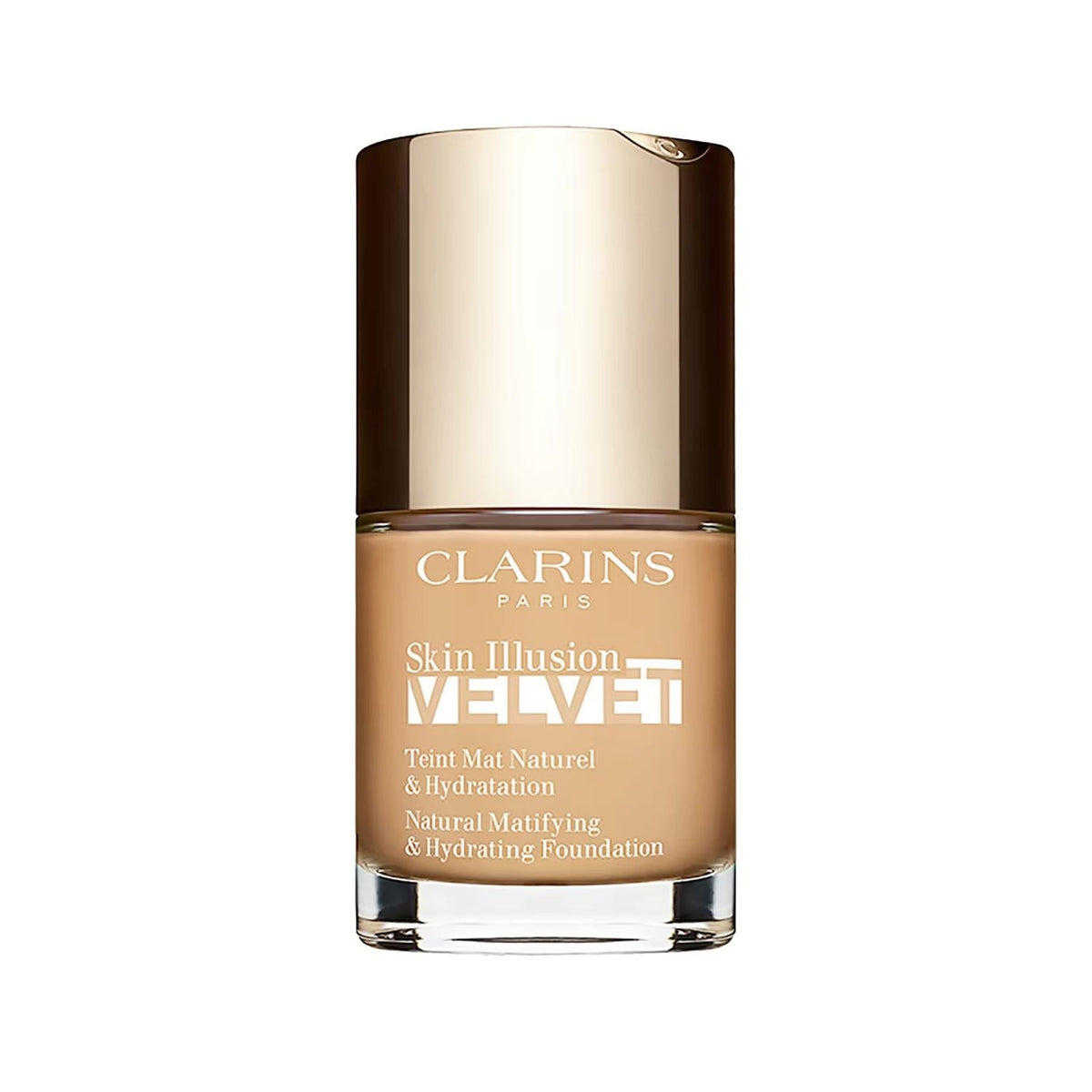 Clarins Skin Illusion Velvet 108.5W: Natural Matte Liquid Foundation for Flawless Skin - Lightweight, 30ml