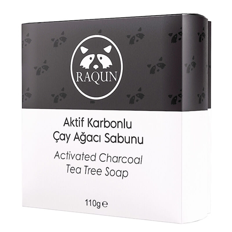 Raqun Charcoal & Tea Tree Purifying Soap 110g