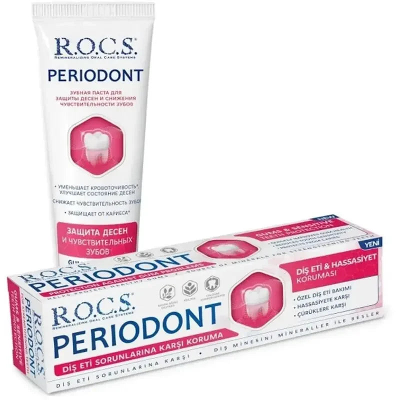 Rocs Periodont Gum Care Toothpaste for Fresh Breath 75ml