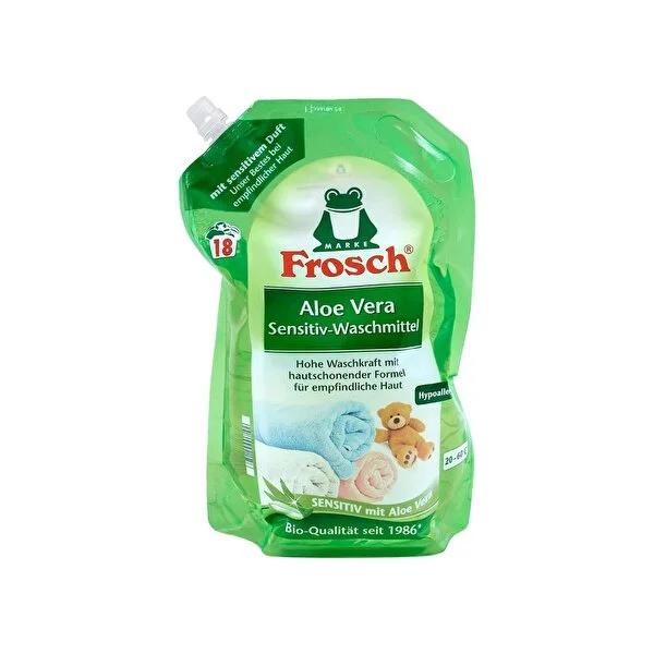 Frosch Aloe Vera Sensitive Laundry Detergent: Hypoallergenic, Dye & Fragrance-Free - Gentle Clean for Sensitive Skin & Baby Clothes