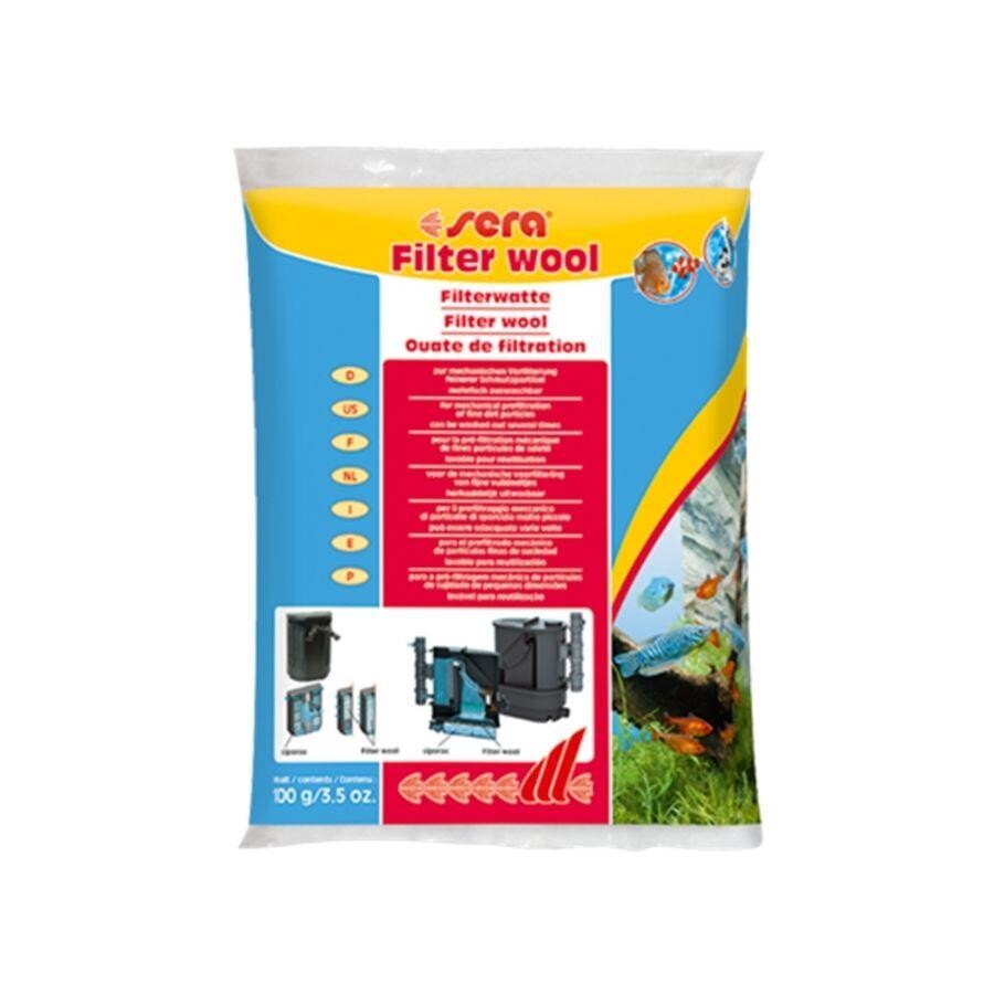 Sera Filter Wool Fine Mechanical Filtration Media 100g