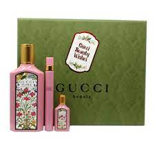 Gift/Set Gucci Flora Gorgeous Gardenia 3Pc 3.4 Edp Spray 10 Ml Edp Spray 5Ml Edp For Women. Designer:Gucc Perfume By Gucci For Women