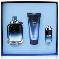 Gift/Set Coach New York Blue By Coach 3 Pcs. 100M Perfume By Coach For Men