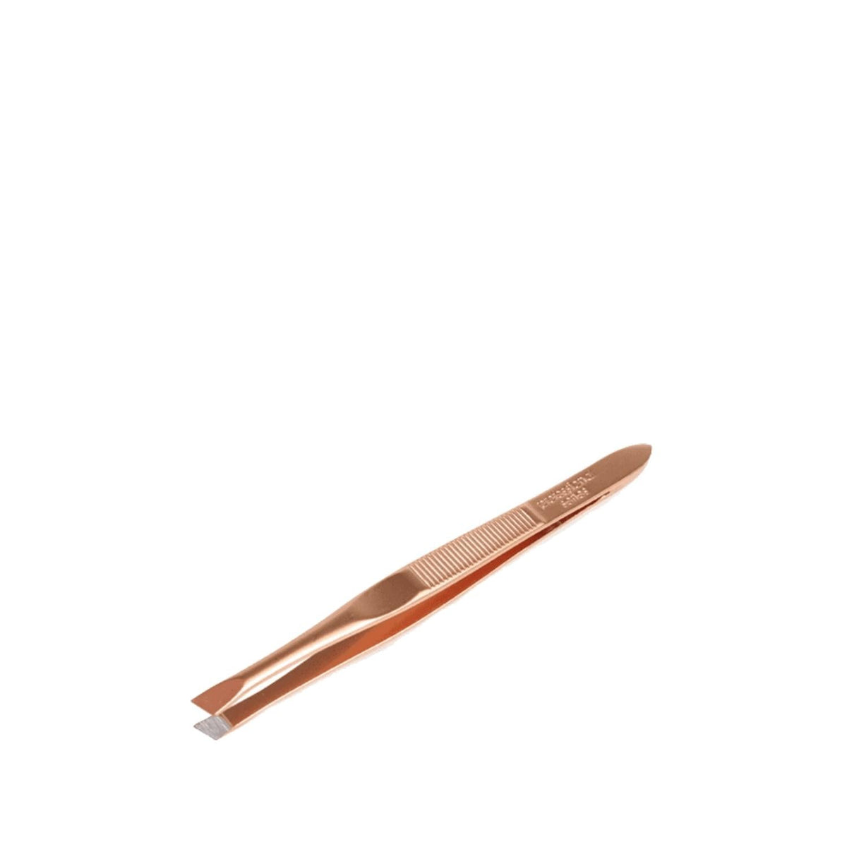 Trina Bronze Slant Tip Eyebrow Tweezers for Precision Grooming - High-Quality Beauty Accessories