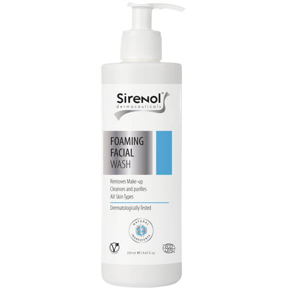 Sirenol Natural Face Cleansing Foam for Gentle Daily Care 250ml