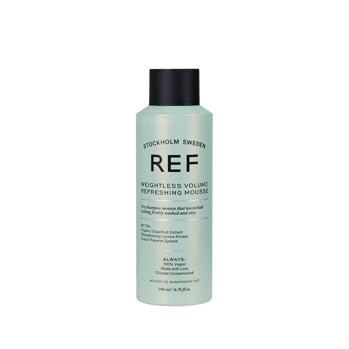 REF Weightless Volume Dry Shampoo Foam for Instant Body 200 ml