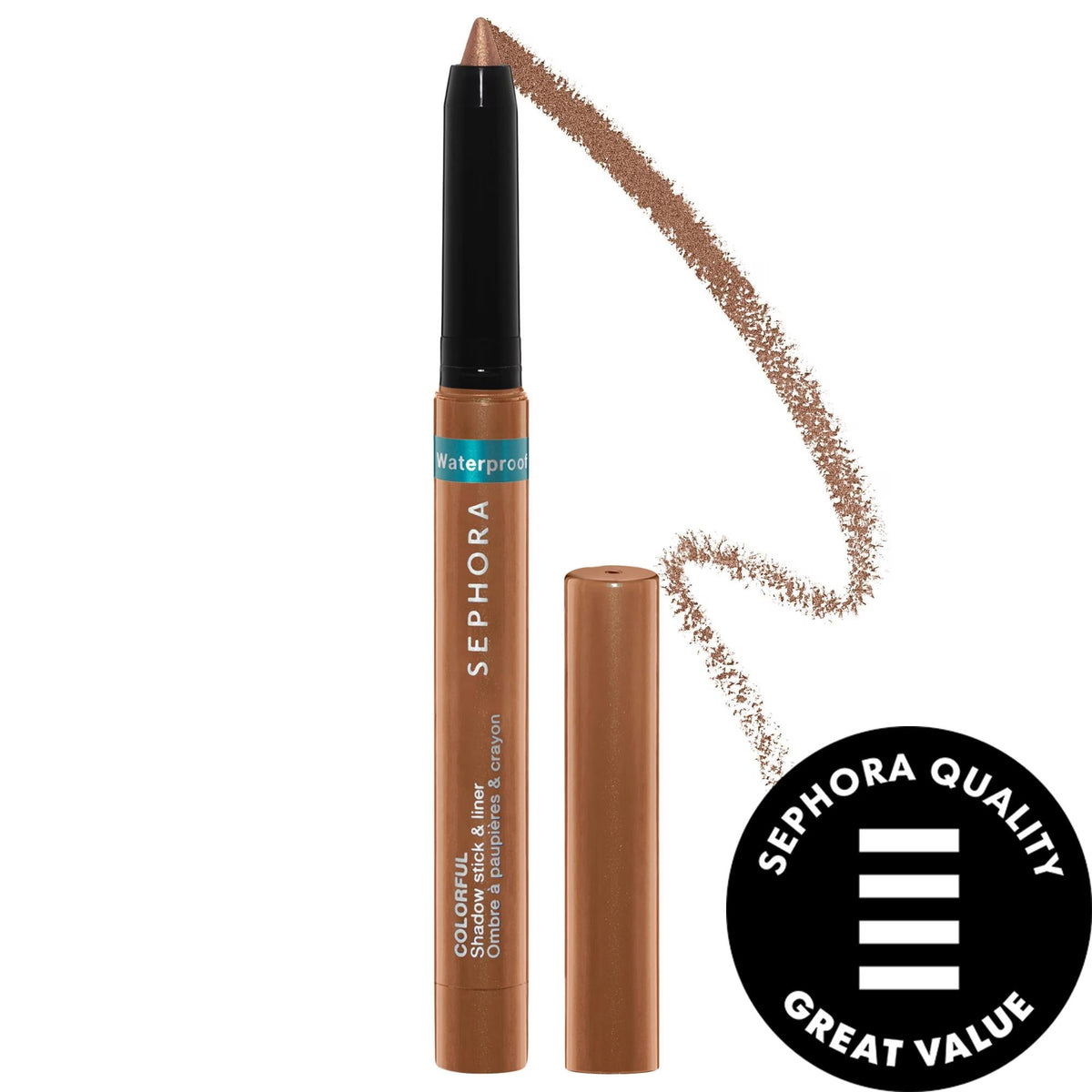 Sephora Colorful Waterproof Eyeshadow & Eyeliner Multi-Stick: 12 Hour Wear, Smudge-Proof, Blendable - Versatile Eye Makeup for Lasting Definition