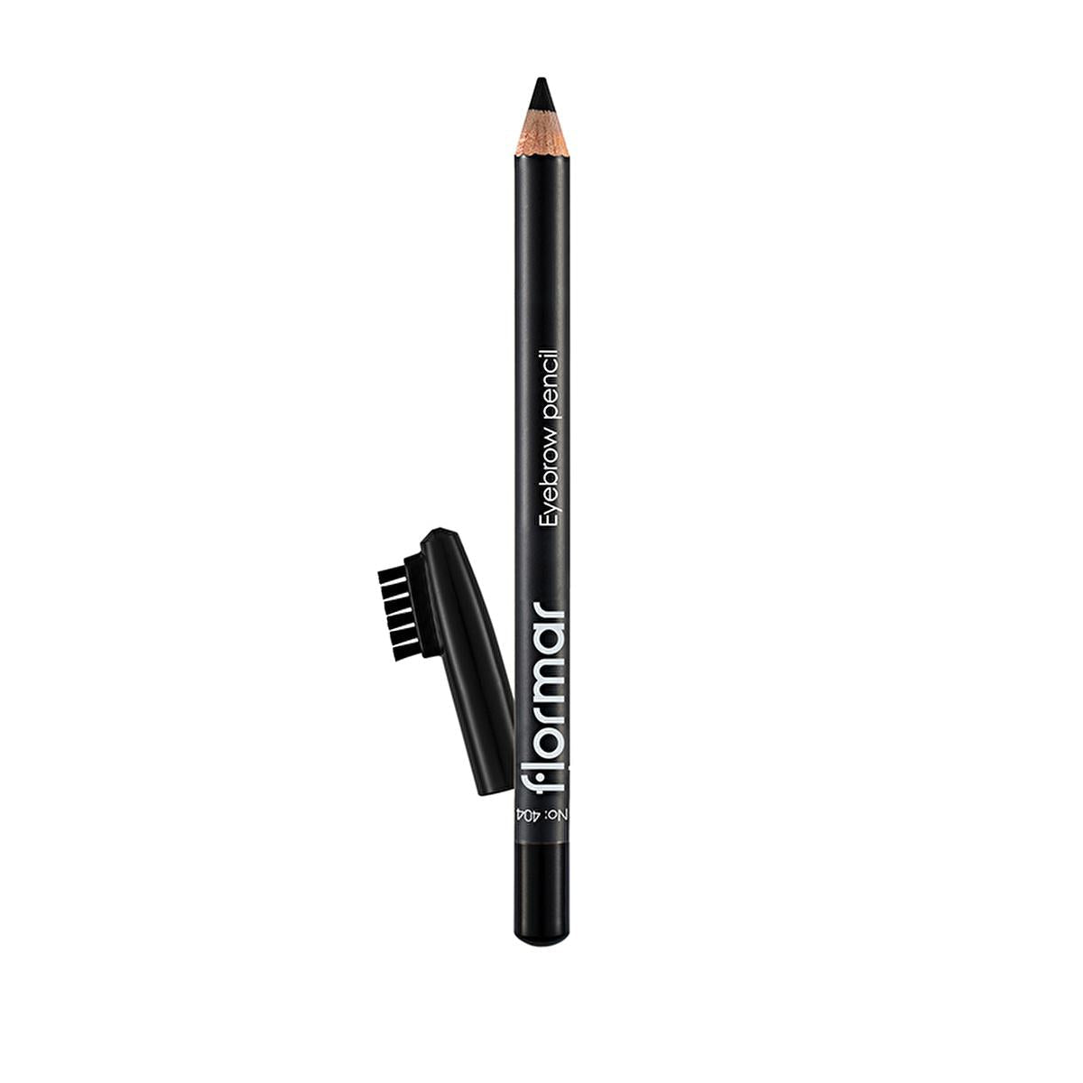 Flormar Eyebrow Pencil - Natural, Long-Lasting Eyebrow Makeup with Built-in Brush