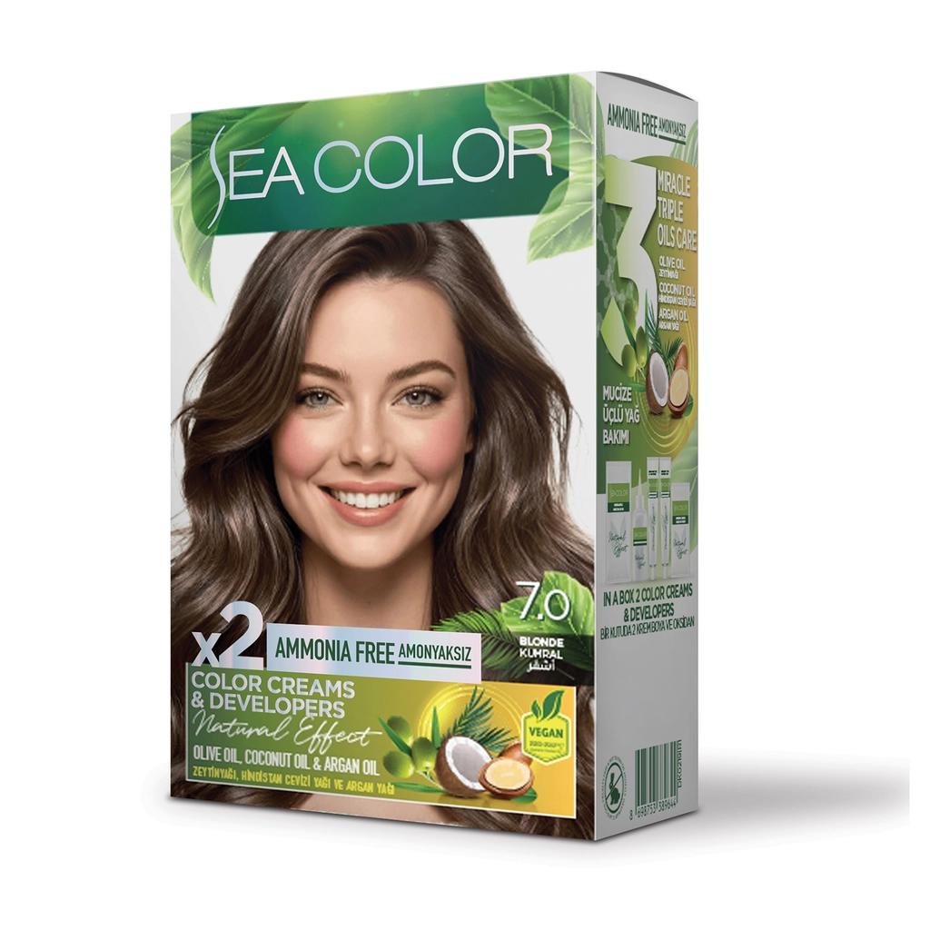 Sea Color Hair Dye 7.0 Auburn