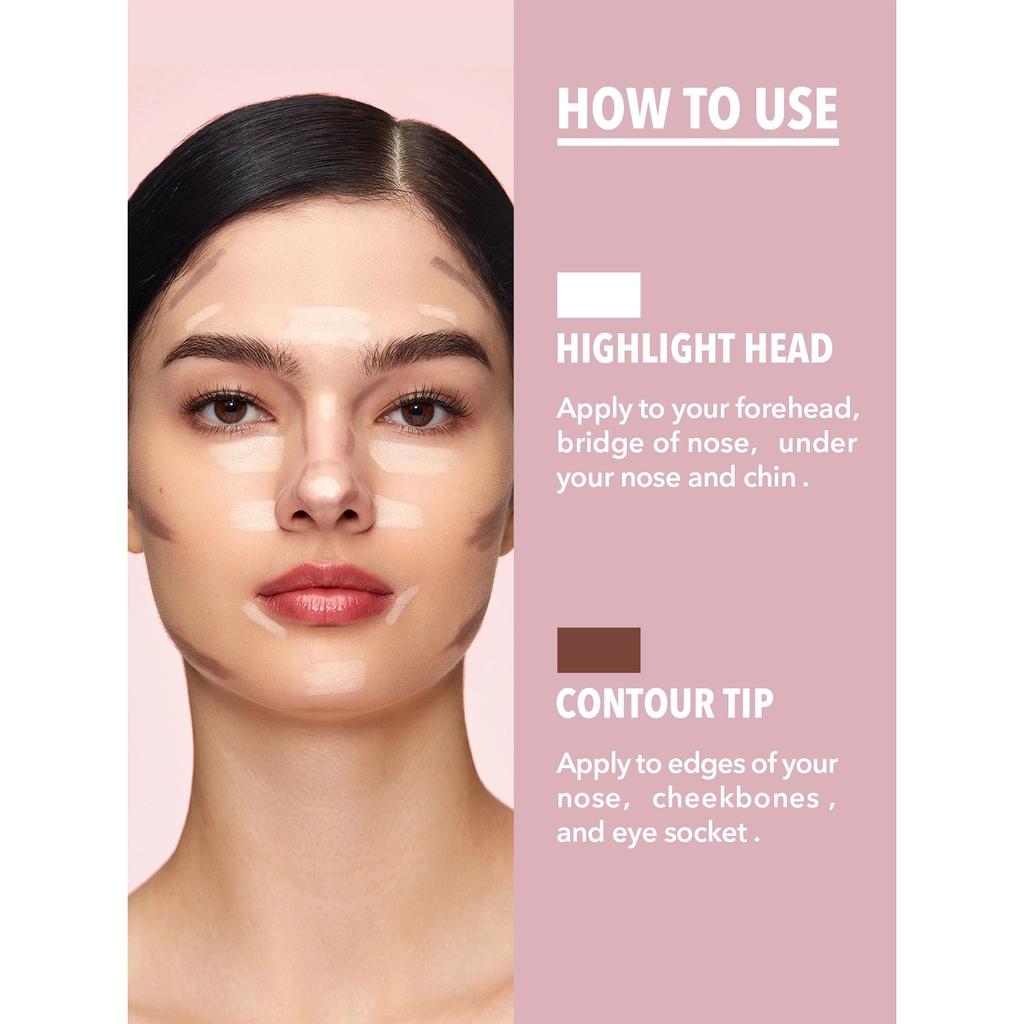 Sheglam Fine Line 2-in-1 Nose Pen Blush in 02 Umber