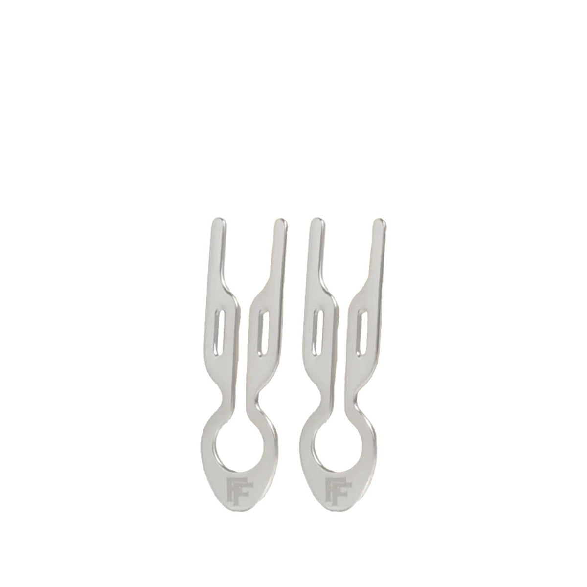 Fiona Franchimon No 1 Hairpin Petite White Gold 2-Pack