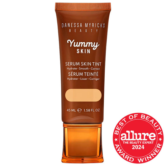 Danessa Myricks Yummy Skin Soothing Serum Skin Tint Foundation with Peptides + Ceramides - Hydrating, Dewy Coverage Makeup for Natural Look