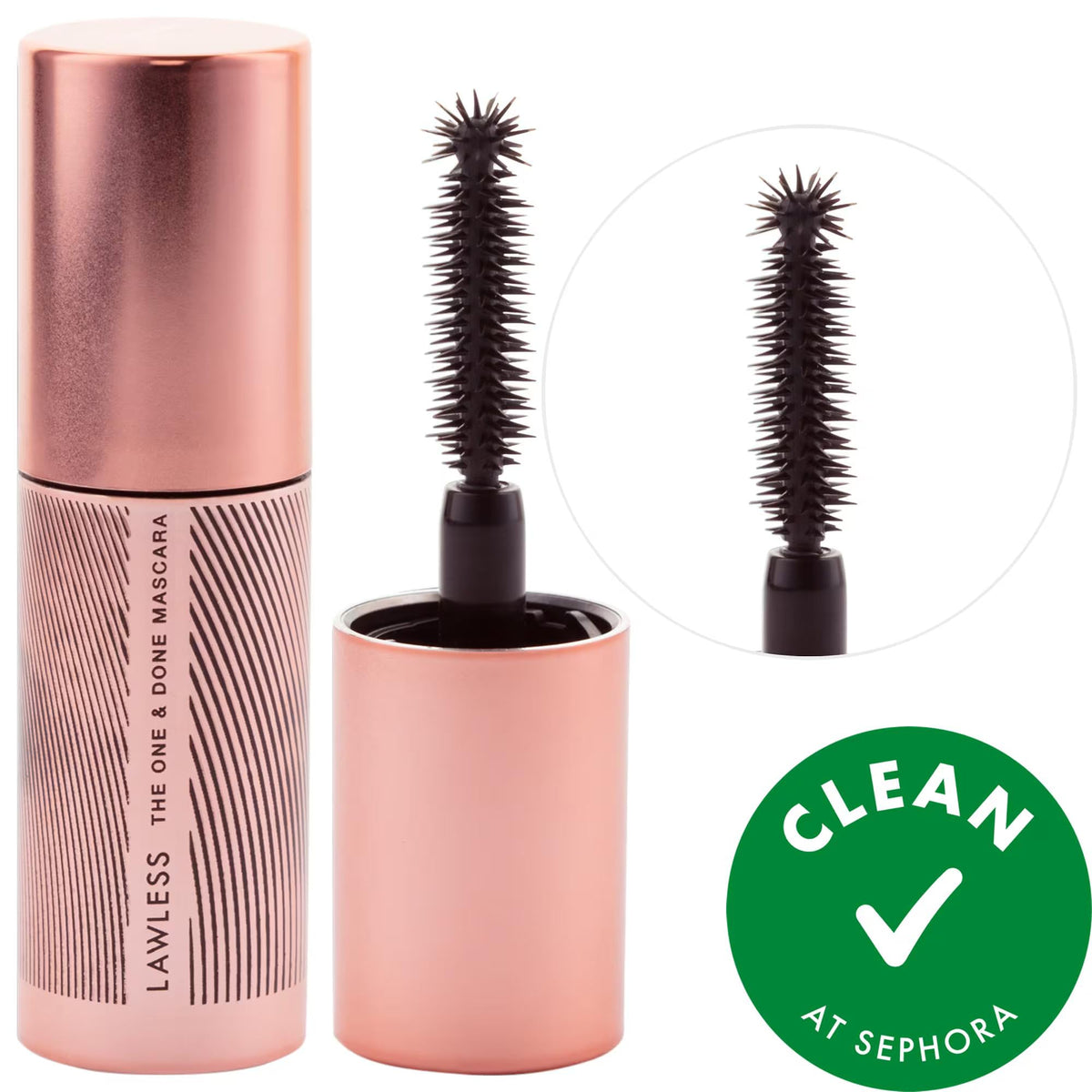 One & Done Vegan Volumizing Mascara: Clean Beauty for Longer, Thicker Lashes - Cruelty-Free, Long-Wearing Formula with Castor & Argan Oils